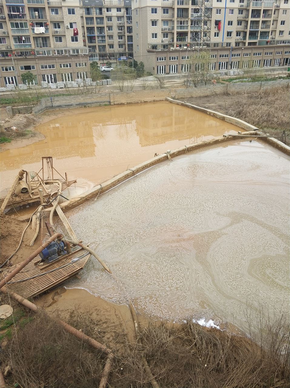 玛沁沉淀池淤泥清理-厂区废水池淤泥清淤